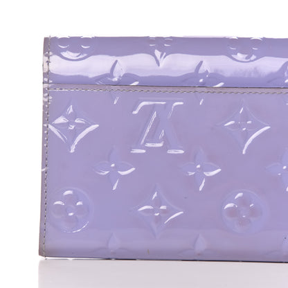 Louis Vuitton Vernis Sarah Wallet NM Lilac 10 of 14