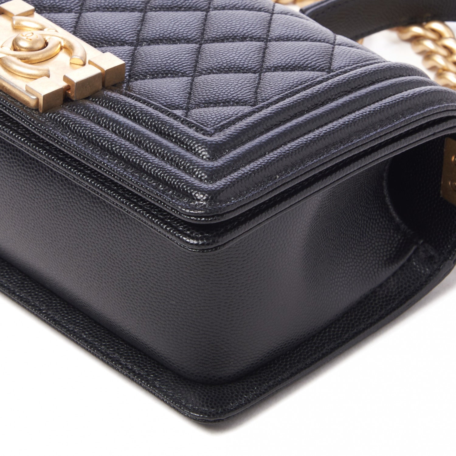 Chanel Caviar Quilted Small Boy Flap Black 5 of 10