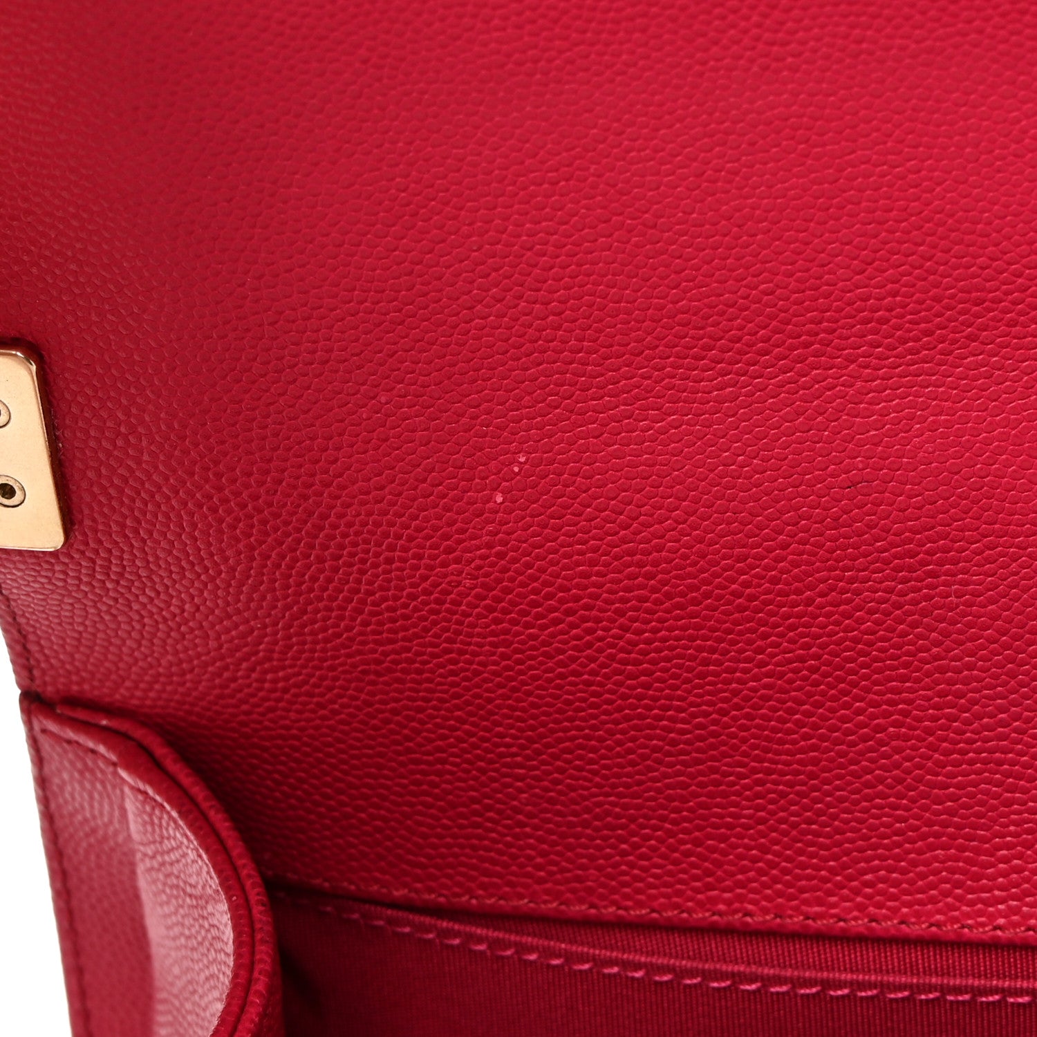 Chanel Caviar Quilted Medium Boy Flap Fuchsia 12 of 15