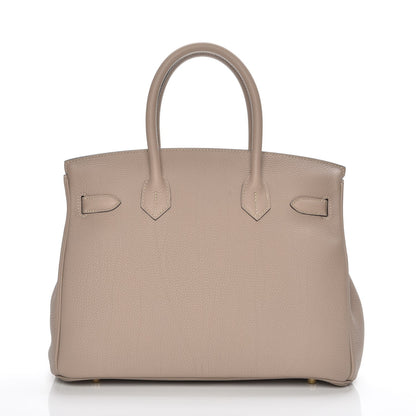 Hermes Togo Birkin 30 Gris Tourterelle 5 of 31