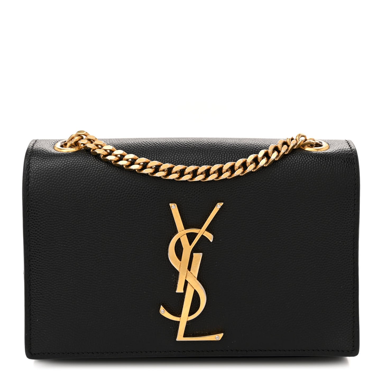 Grain De Poudre Small Monogram Kate Satchel Black
