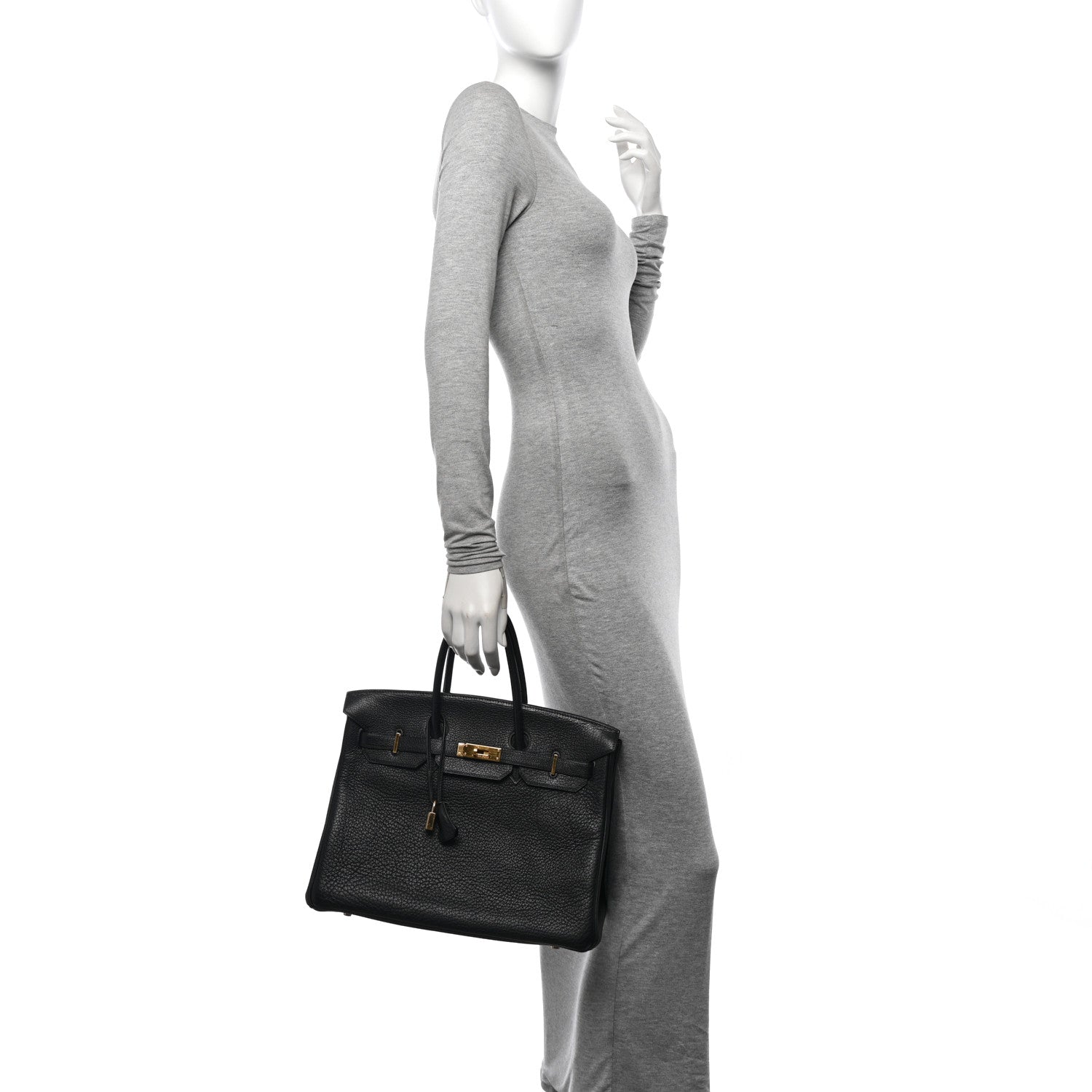 Hermes Fjord Birkin 35 Black 2 of 12