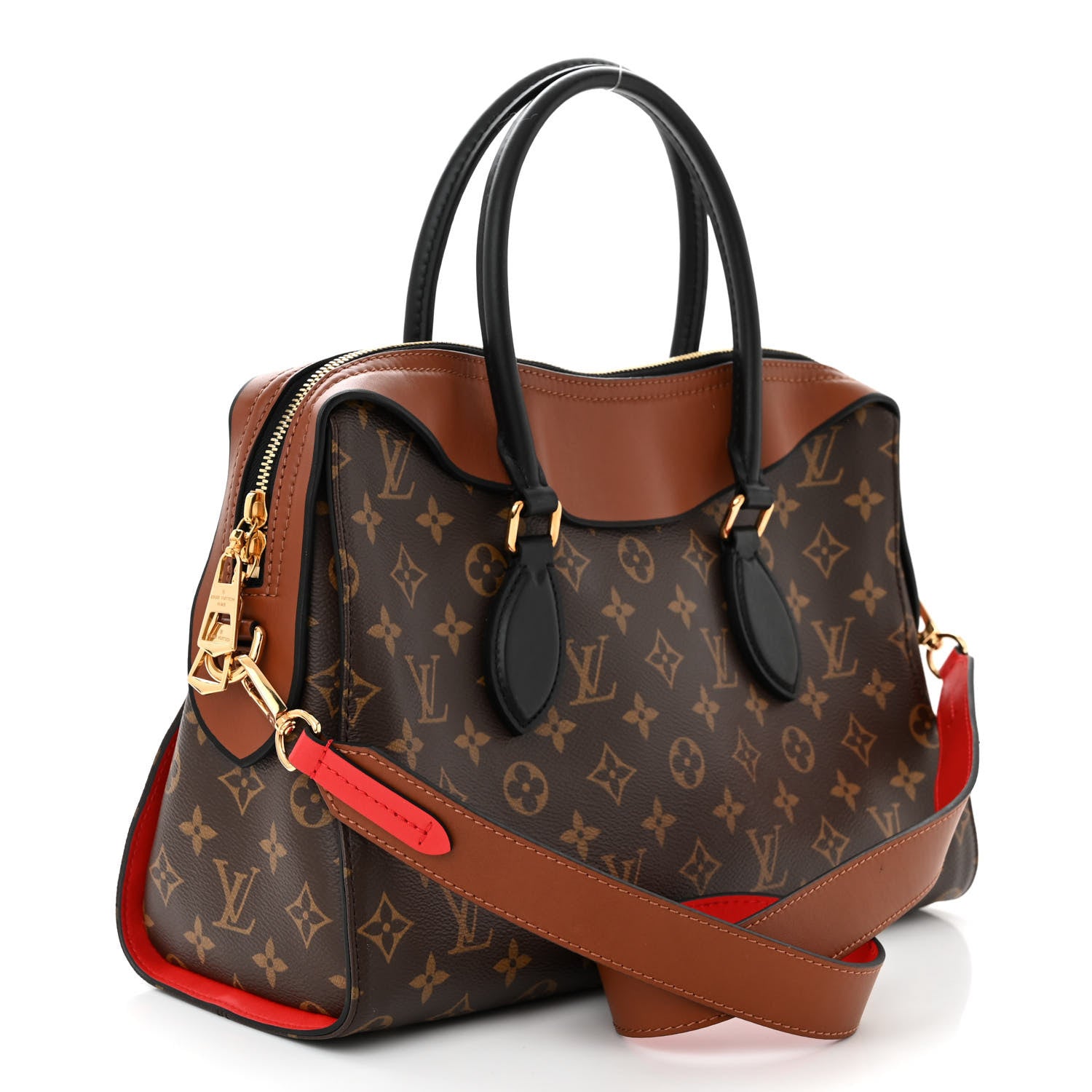 Louis Vuitton Monogram Tuileries Caramel Rouge 3 of 11