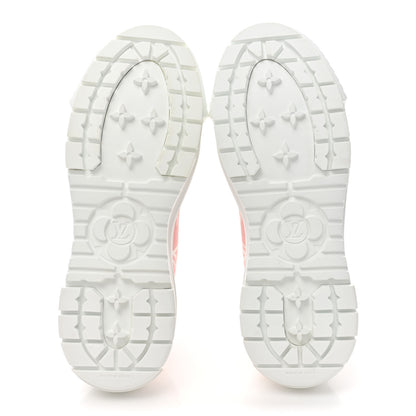 Louis Vuitton Denim Monogram Squad Sneakers 39.5 Pink 6 of 11