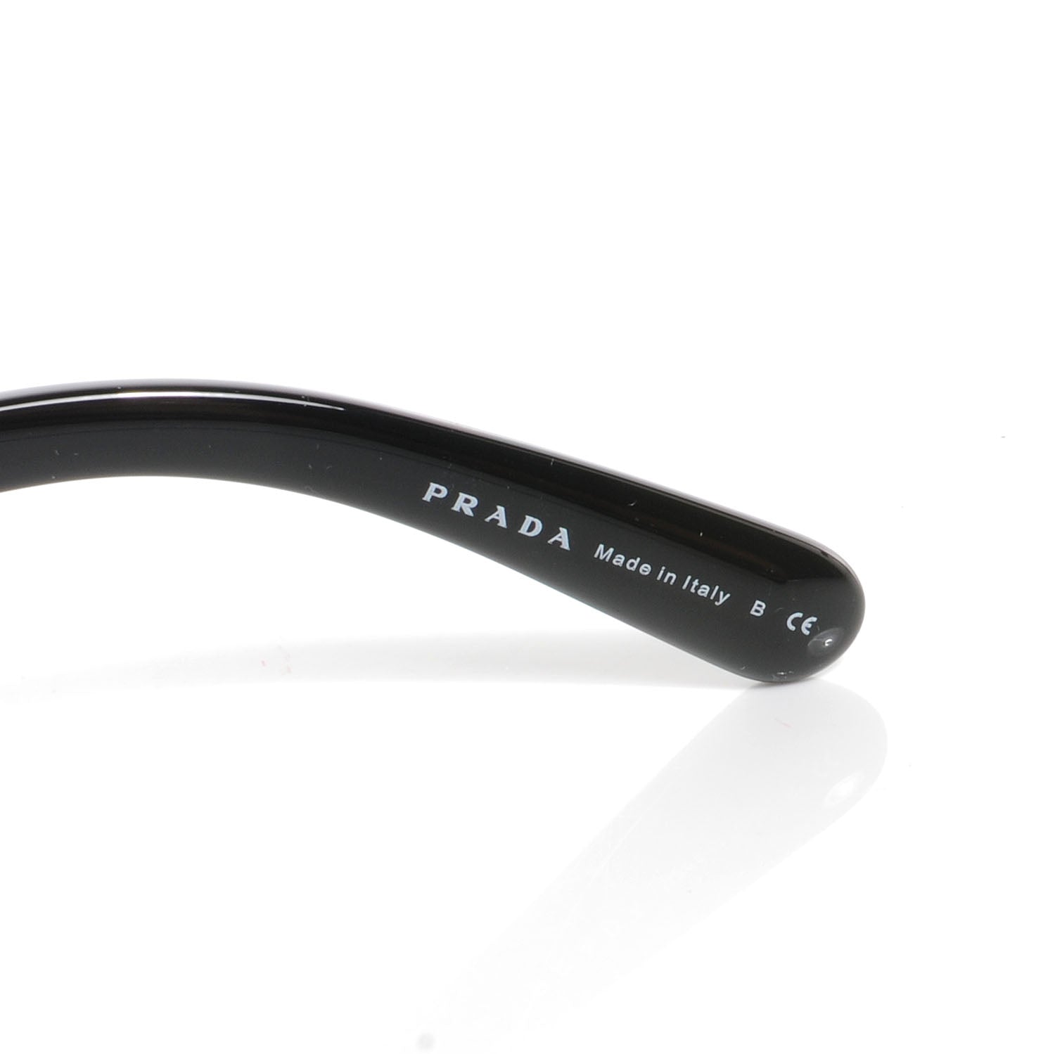 Prada SPR 27O Sunglasses Black Grey 5 of 5