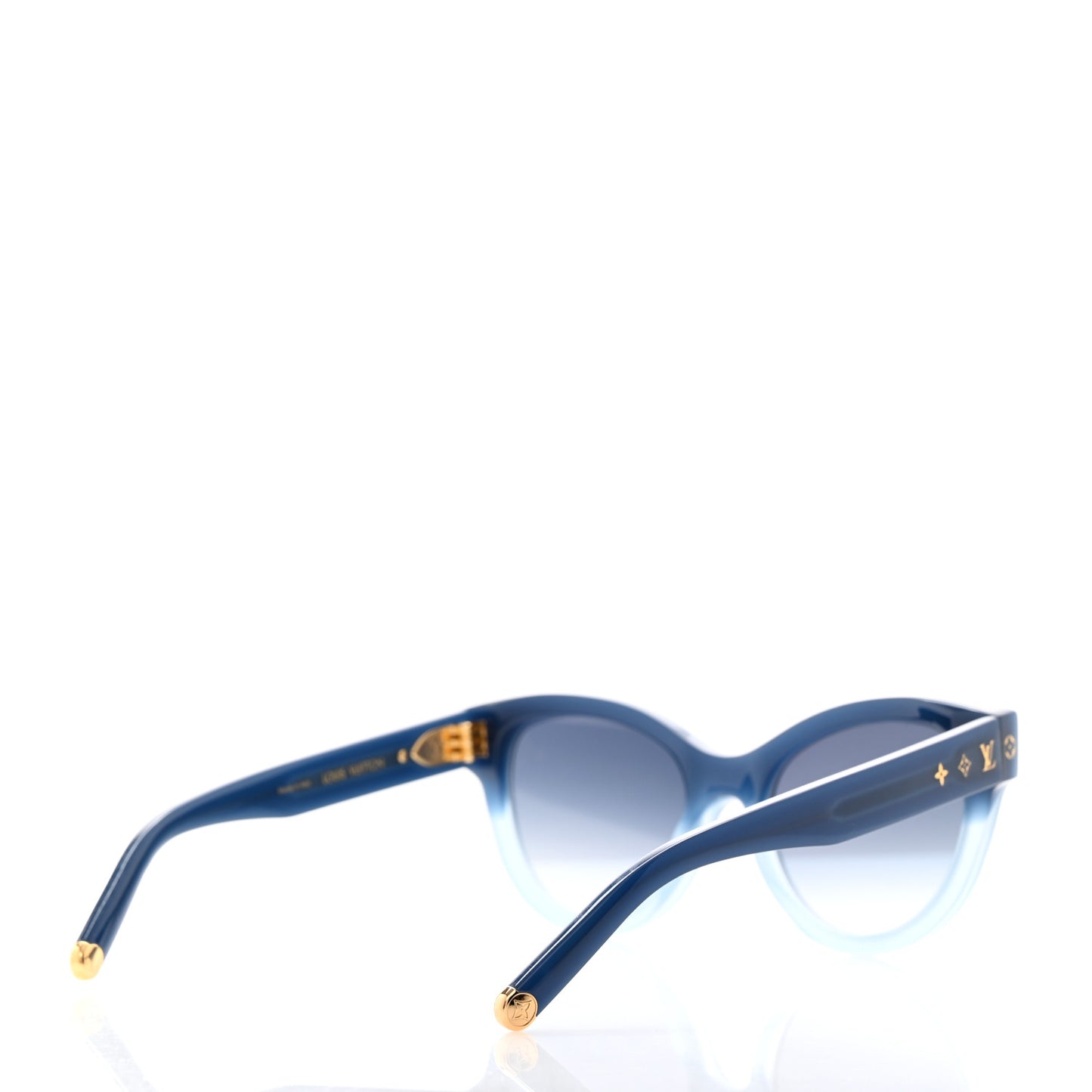 Acetate Gradient My Monogram Soft Cat Eye Sunglasses Z1947W Blue