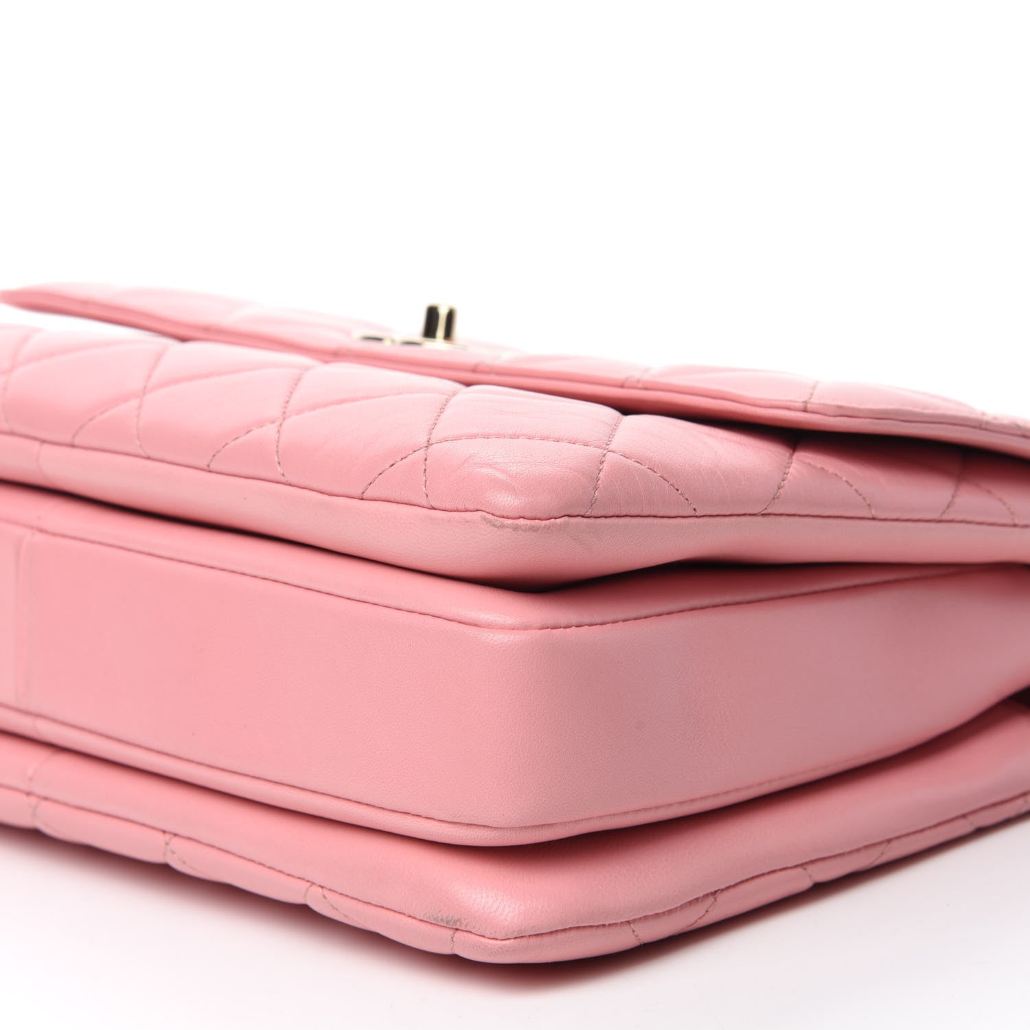 Chanel Lambskin Quilted Medium Trendy CC Flap Dual Handle Bag Pink 8 of 15