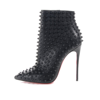 Christian Louboutin Kid Snakilta 120 Booties 37.5 Black 8 of 14