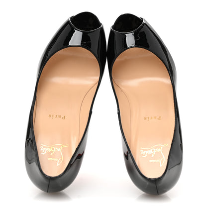 Christian Louboutin Patent New Very Prive 120 Pumps 39 Black 2 of 9