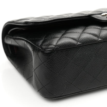Chanel Caviar Quilted Medium Double Flap Black 8 of 9