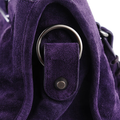 Balenciaga Baby Daim Suede City Purple 15 of 15