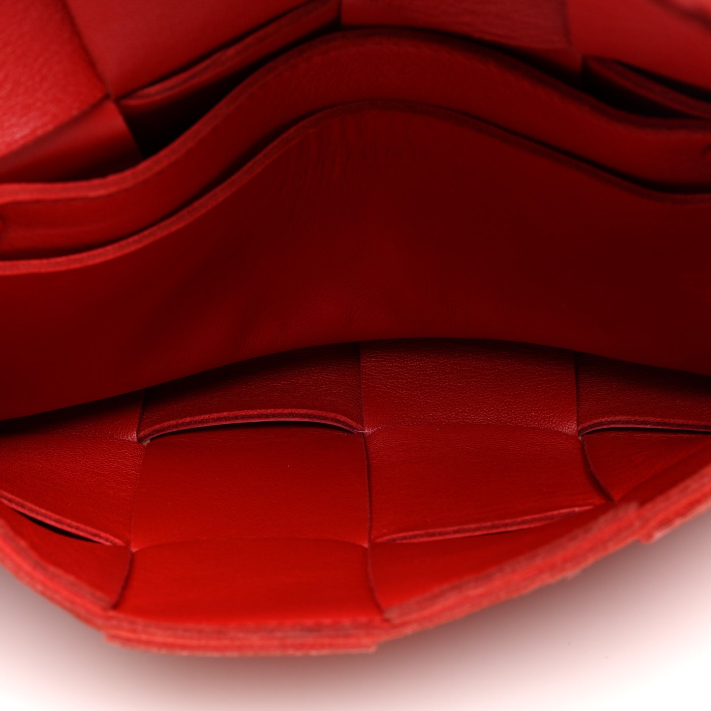 Nappa Maxi Intreccio The Belt Cassette Bag Bright Red
