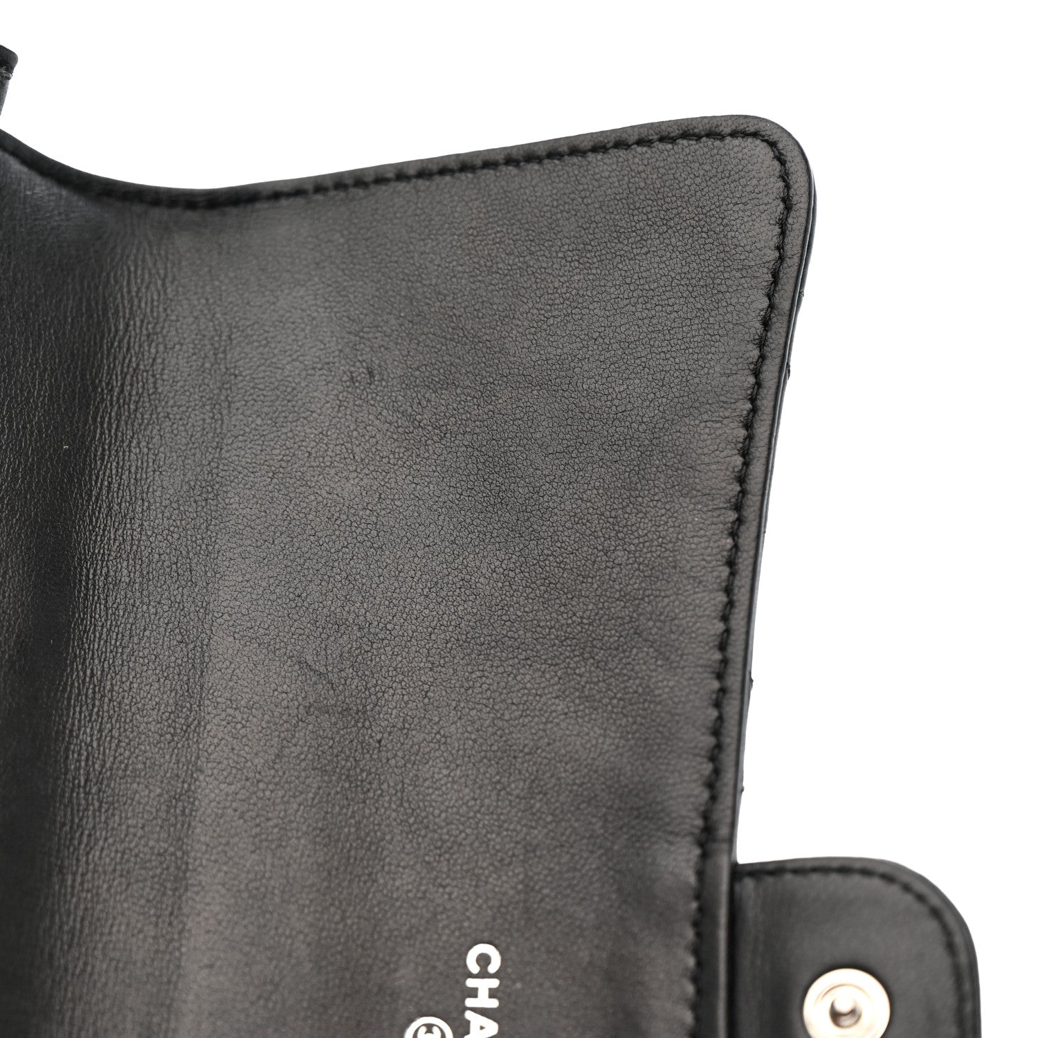 Chanel Lambskin Quilted Travel Wallet Black 11 of 12