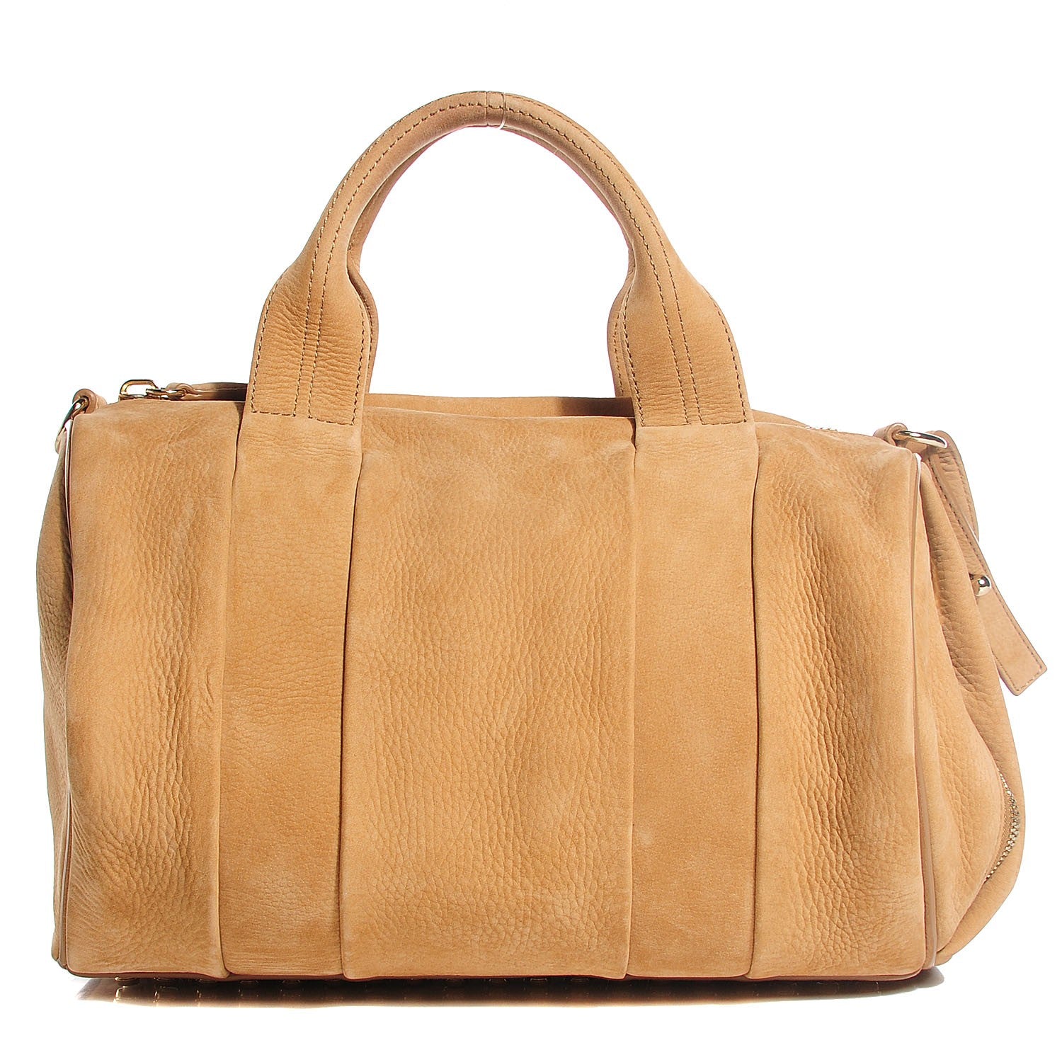 Alexander Wang Tumbled Nubuck Rocco Ginger Pale Gold Hardware 1 of 10
