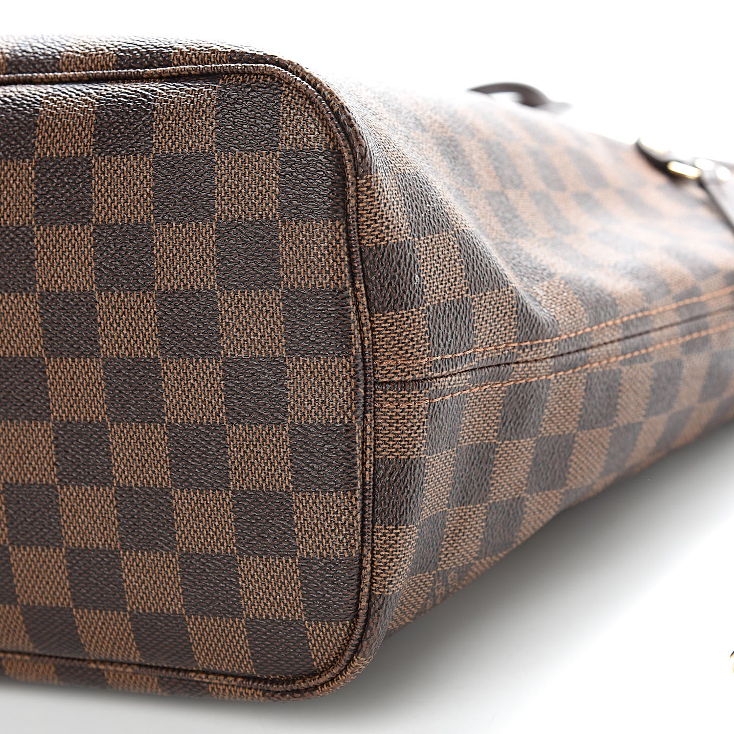 Louis Vuitton Damier Ebene Neo Neverfull MM Rose Ballerine 10 of 11