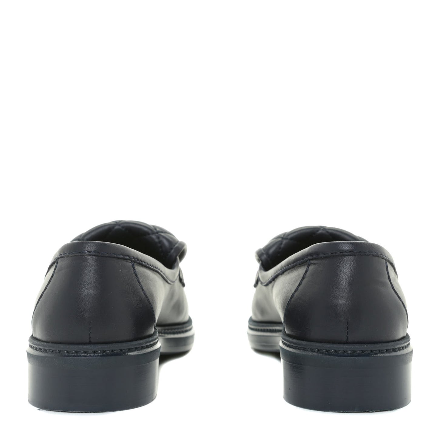 Lambskin Quilted CC Turnlock Loafers 37 Navy