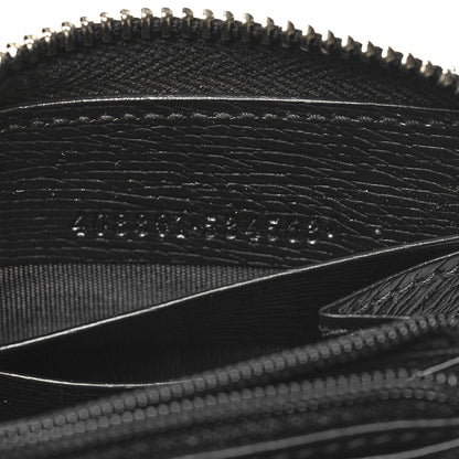 Gucci Calfskin GG Zip Around Wallet Black 7 of 13