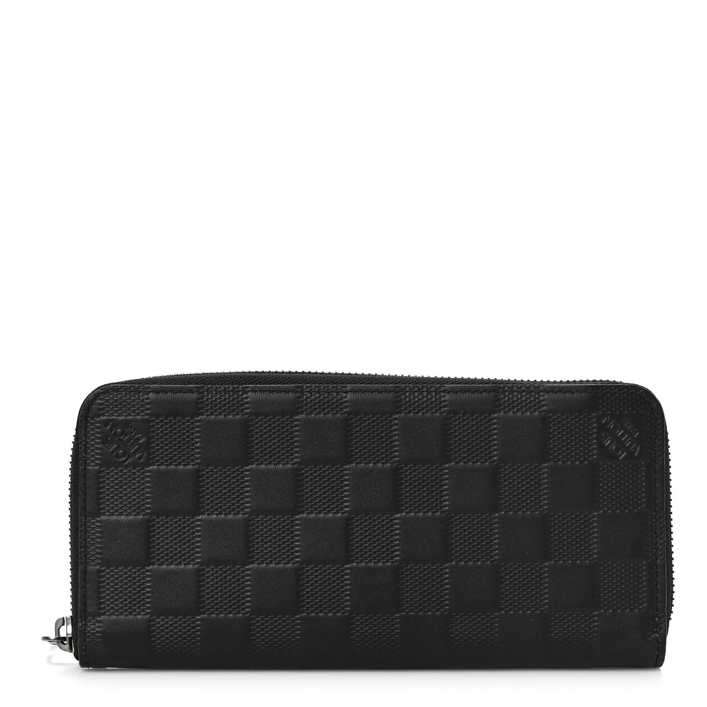 Damier Infini Zippy Vertical Wallet Granit