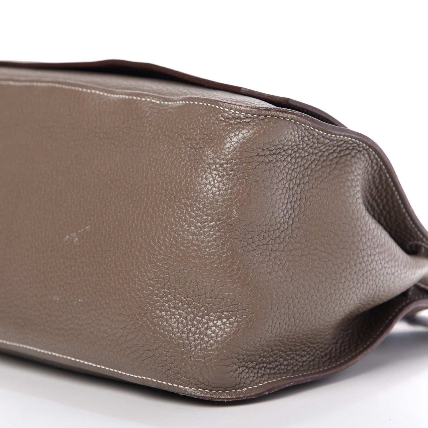 Hermes Taurillon Clemence Jypsiere 34 Etoupe 7 of 9