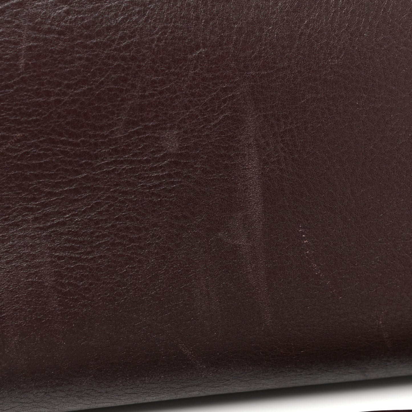 Calfskin Suede Tri-Color Medium Trapeze Burgundy