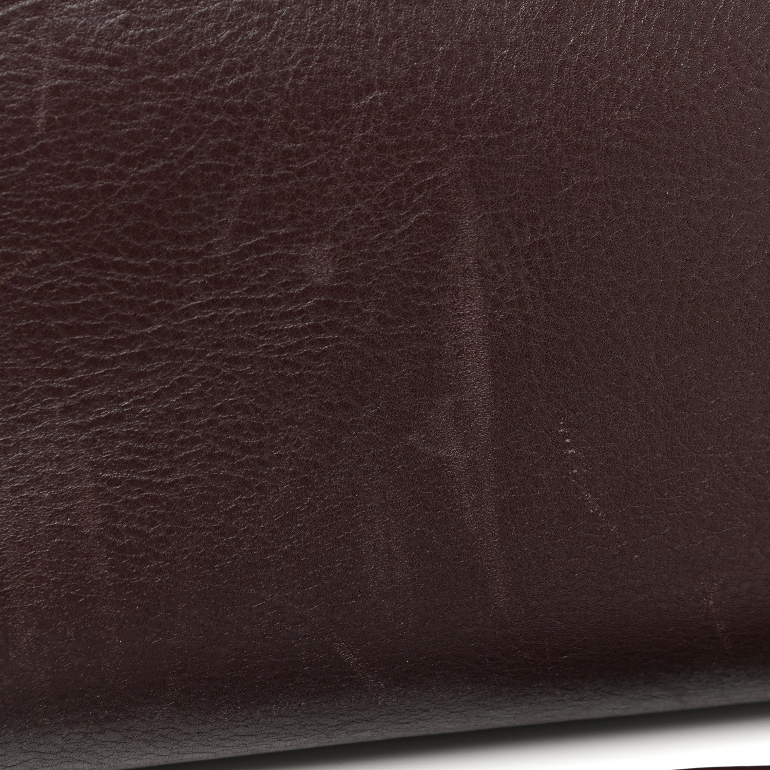 Celine Calfskin Suede Tri-Color Medium Trapeze Burgundy 28 of 32