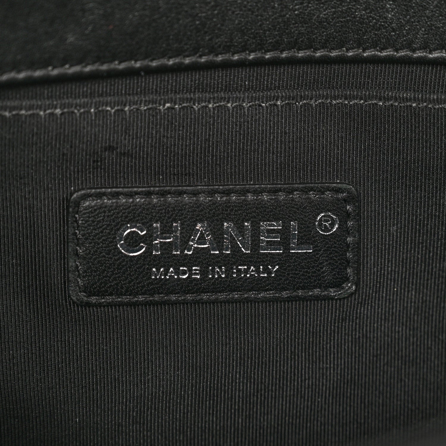 Chanel Lambskin Quilted Medium Boy Flap Black 7 of 10