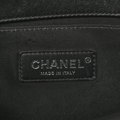 Chanel Lambskin Quilted Medium Boy Flap Black 7 of 10