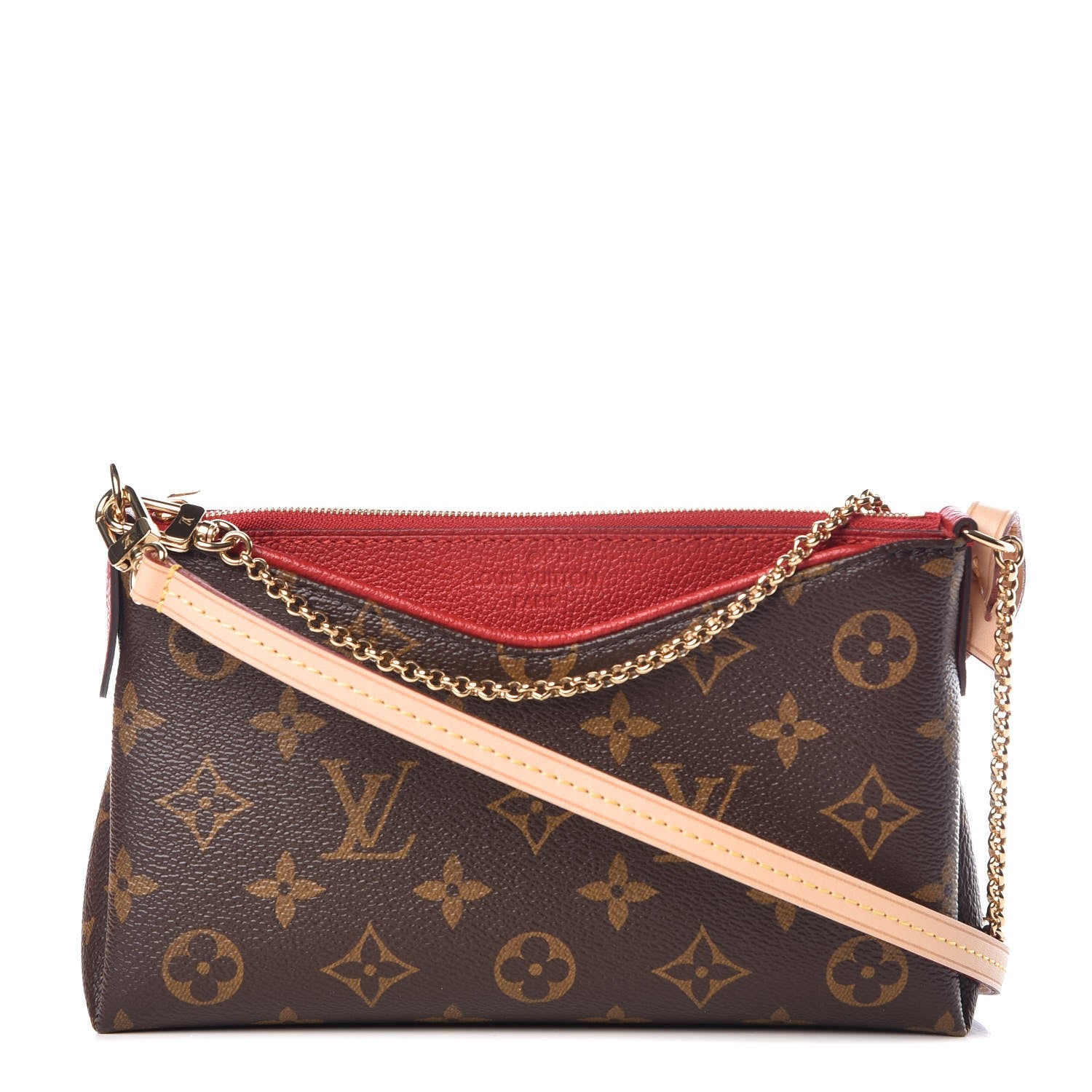 Louis Vuitton Monogram Pallas Clutch Cherry 1 of 9