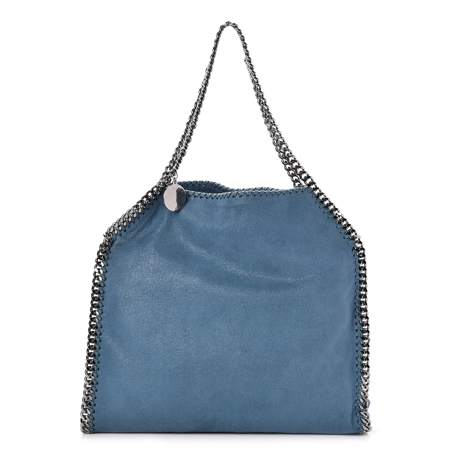 Stella McCartney Shaggy Deer Small Falabella Tote Blue 1 of 8