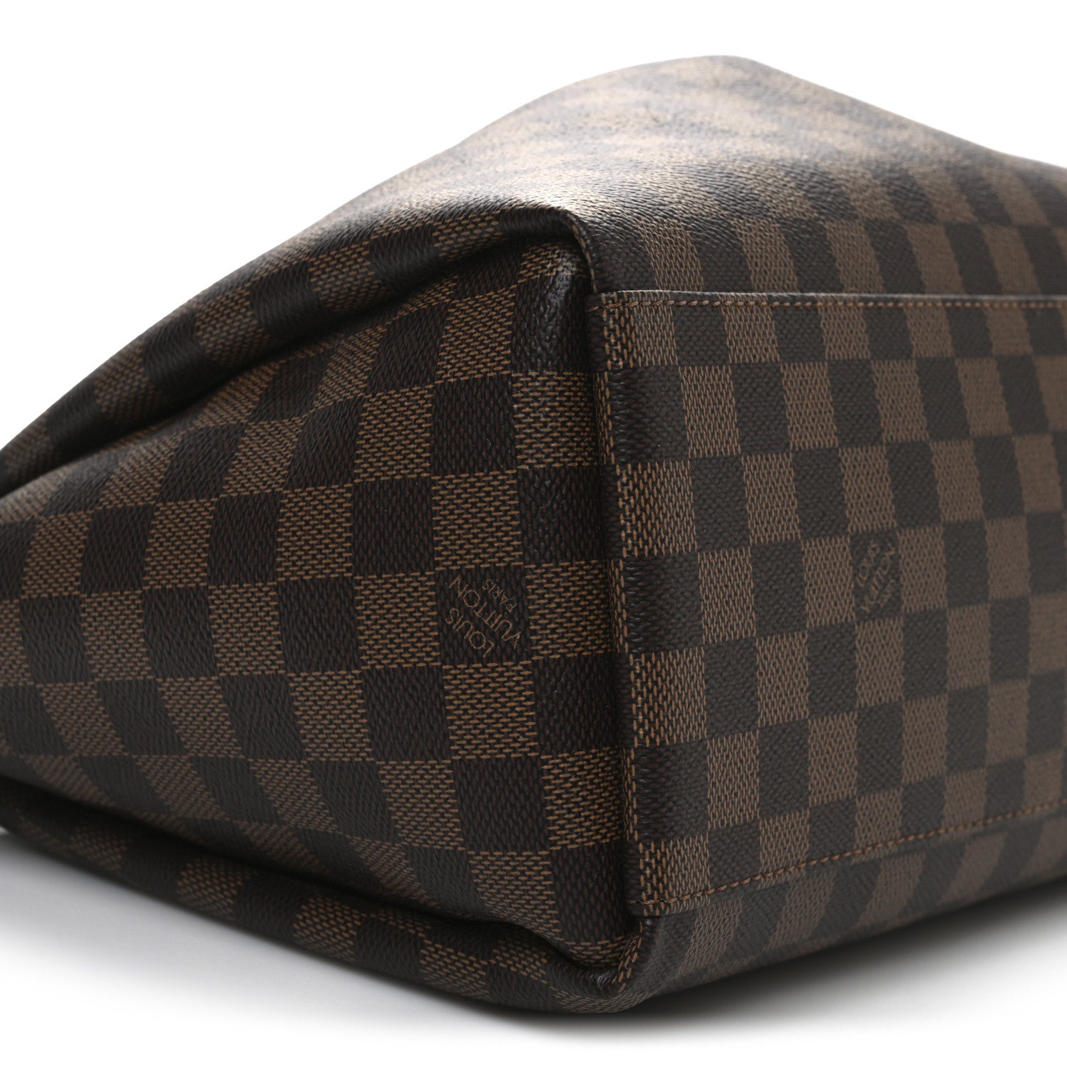Louis Vuitton Damier Ebene Odeon Tote MM Black 8 of 9