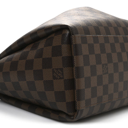 Louis Vuitton Damier Ebene Odeon Tote MM Black 8 of 9