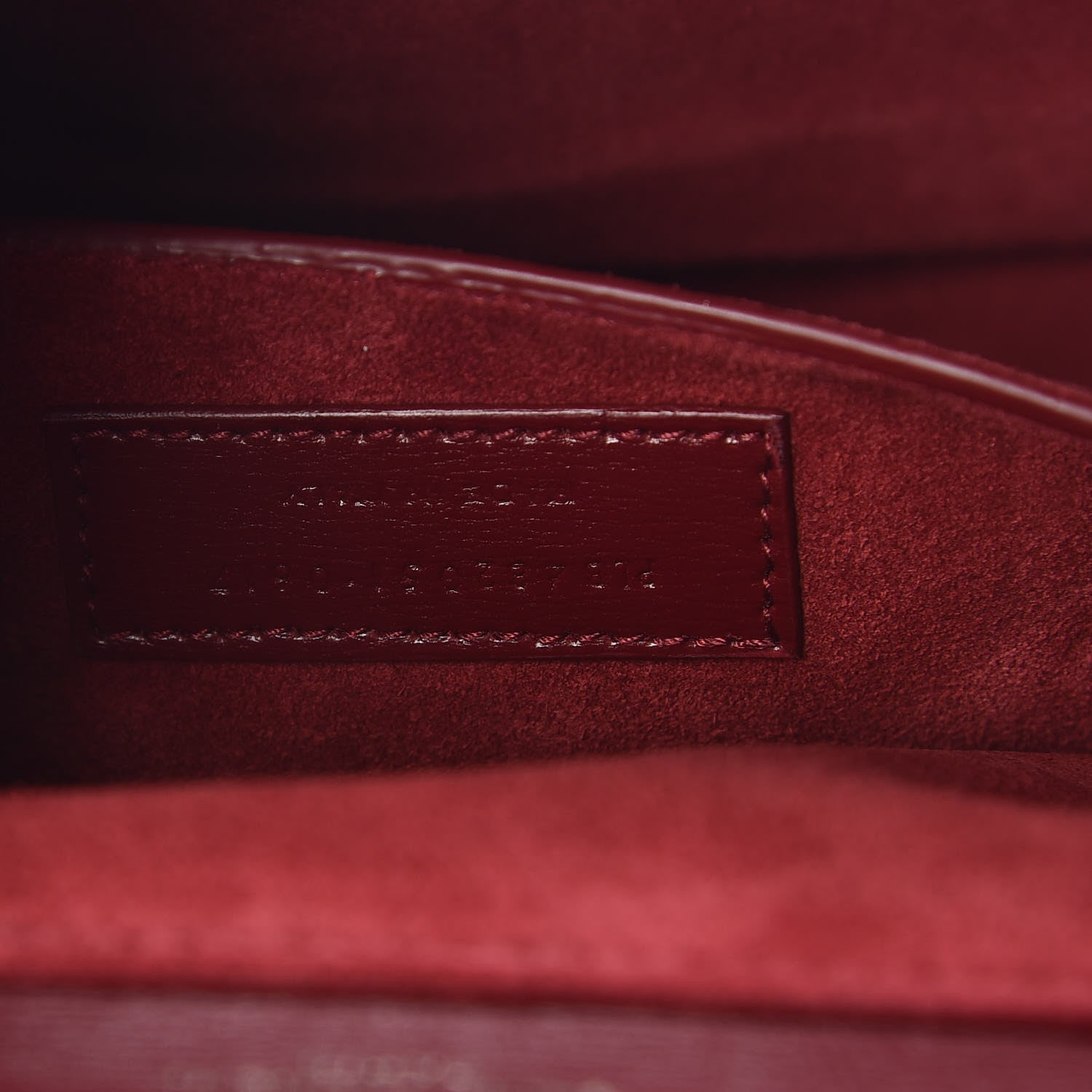 Saint Laurent Calfskin Medium Bellechasse Satchel Burgundy 8 of 12