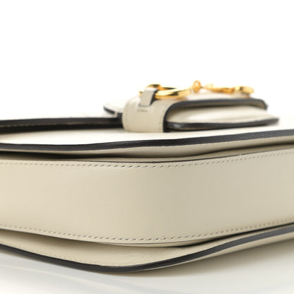 Gucci Azalea Calfskin Horsebit 1955 Shoulder Bag Mystic White 5 of 11