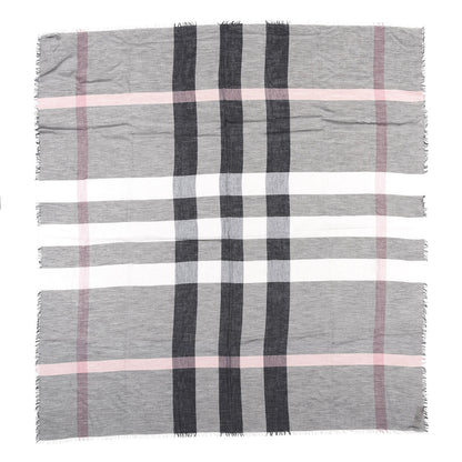 Burberry Modal Wool Giant Check Scarf Dark Trench 1 of 4