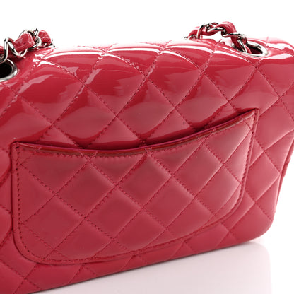 Chanel Patent Calfskin Quilted Mini Rectangular Flap Pink 11 of 11