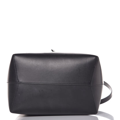 Mansur Gavriel Vegetable Tanned Calfskin Bucket Bag Black Flamma 24 of 28