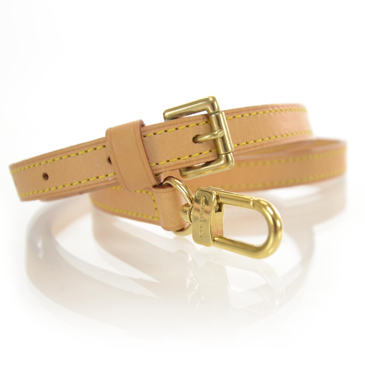 Louis Vuitton Vachetta Leather Adjustable Shoulder Strap 3 of 4