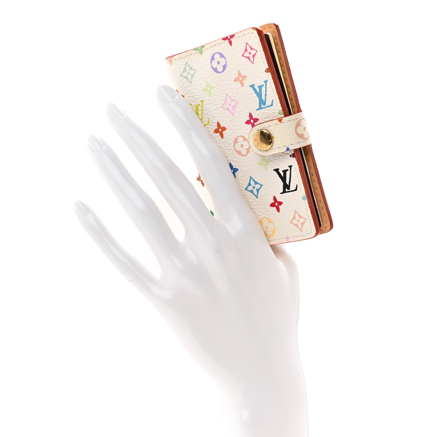 Louis Vuitton Monogram Multicolor Carnet de Bal Mini Agenda Cover White 2 of 7