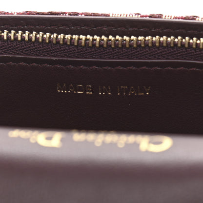 Christian Dior Oblique Saddle Belt Bag Bordeaux 7 of 11