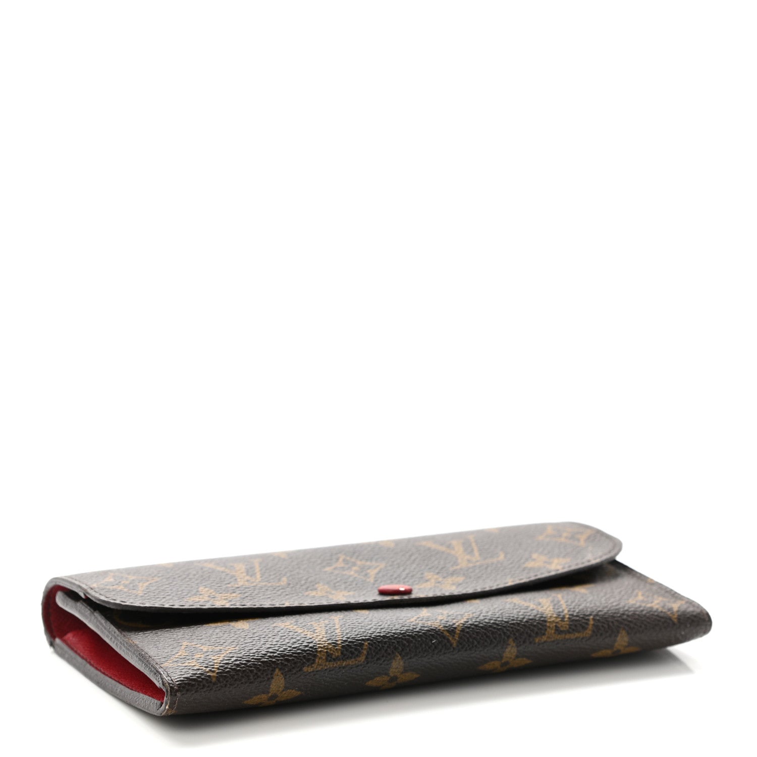 Louis Vuitton Monogram Emilie Wallet Red 4 of 17