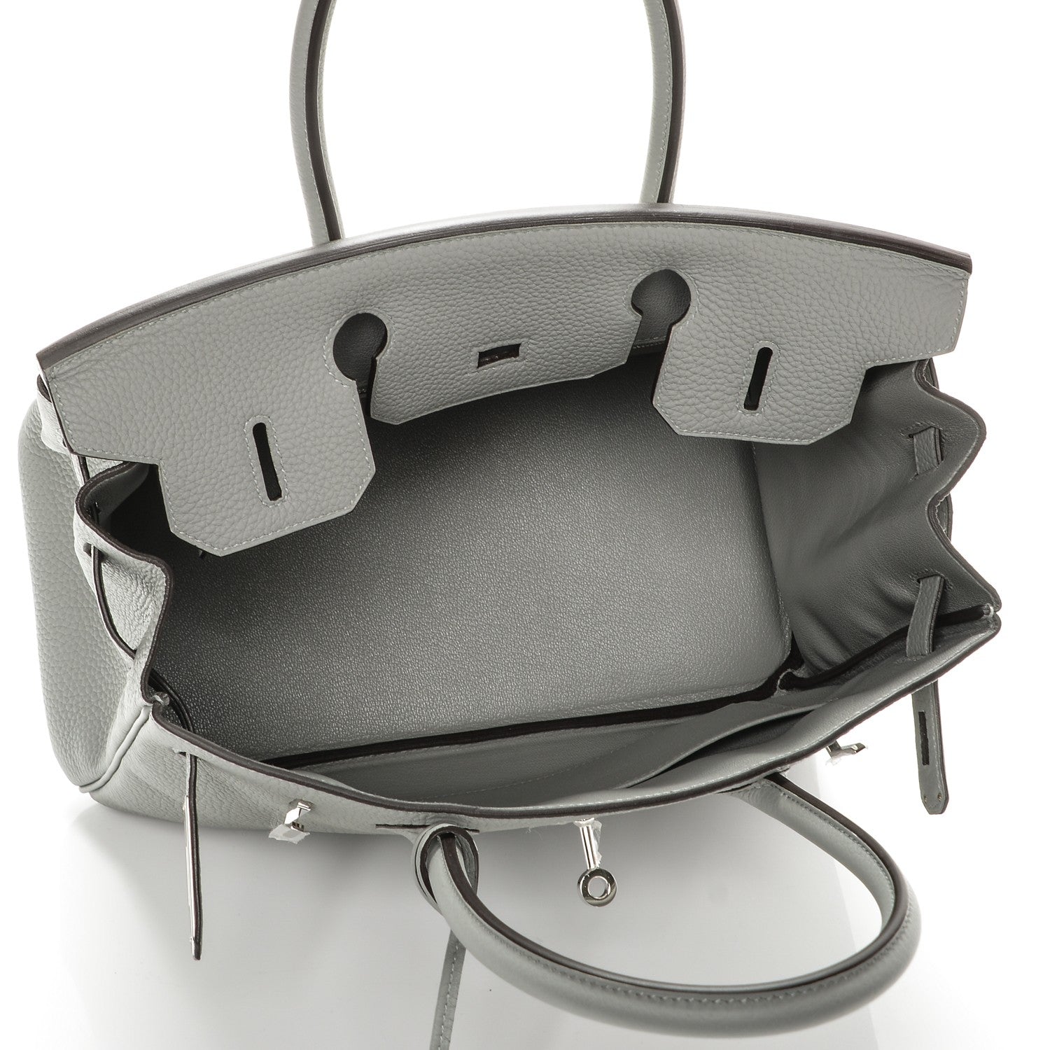 Hermes Togo Birkin 30 Gris Mouette 17 of 24