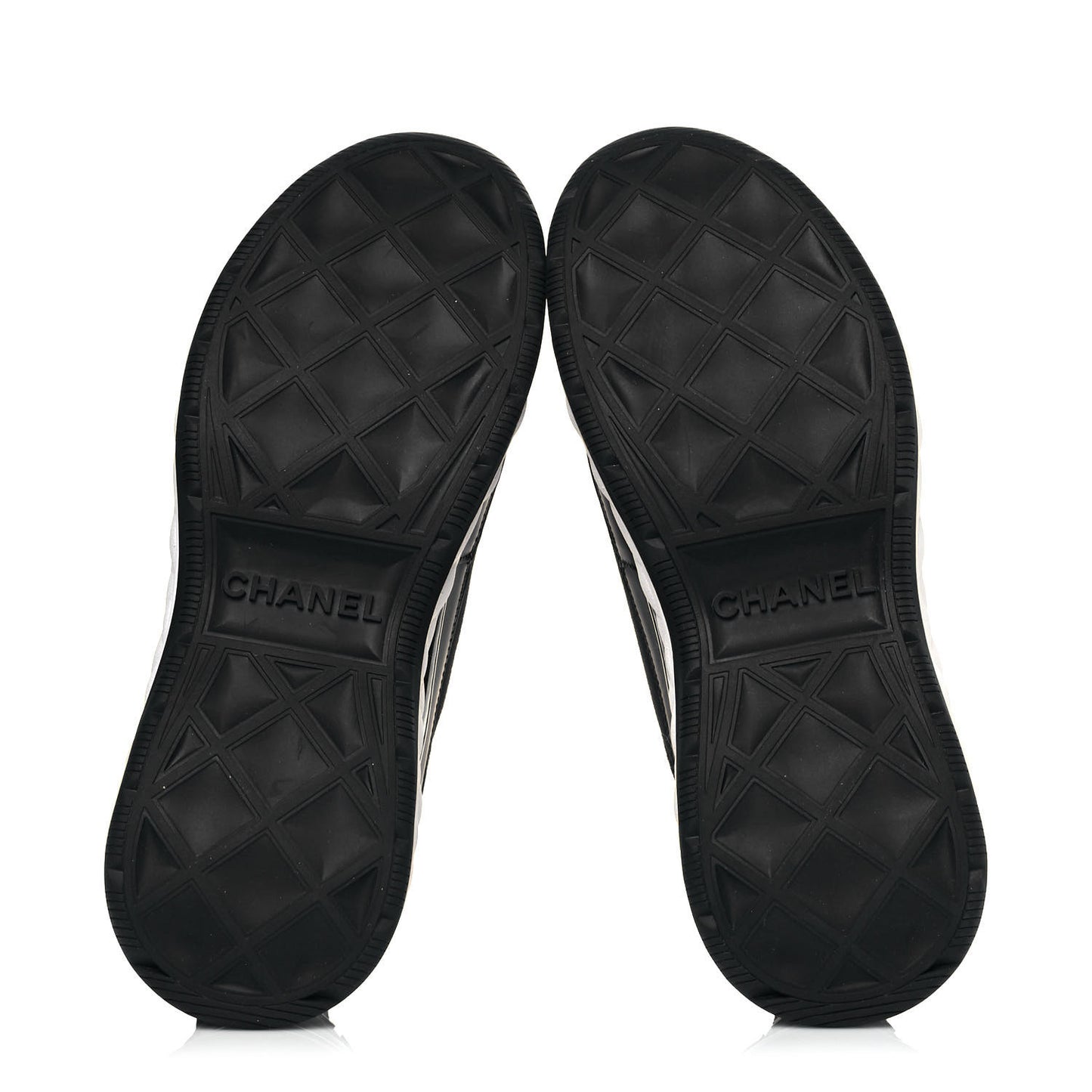 Velvet Calfskin Mixed Fibers CC Sneakers 38 Black