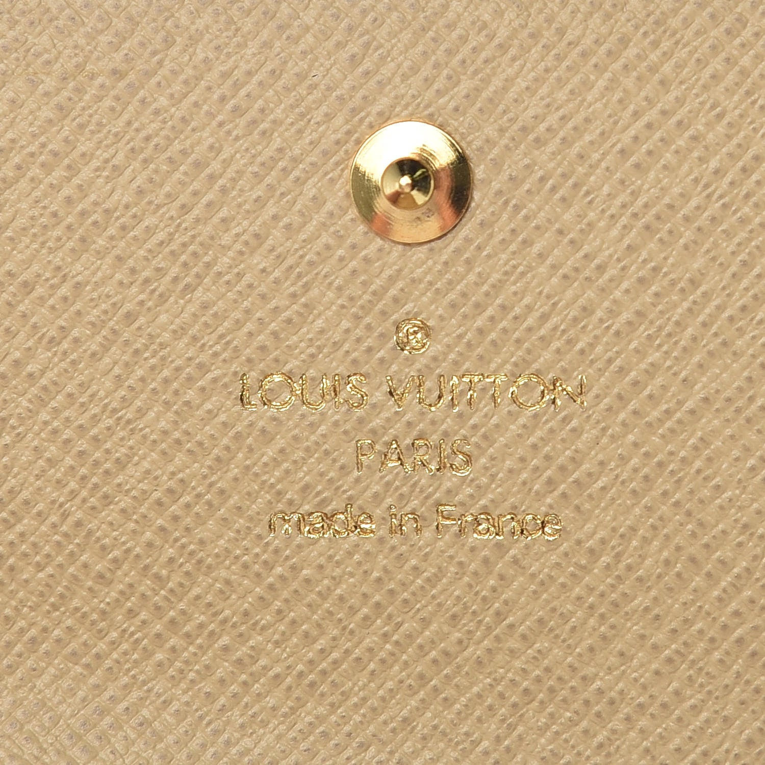 Louis Vuitton Monogram Dentelle Elise Wallet Gold 8 of 9