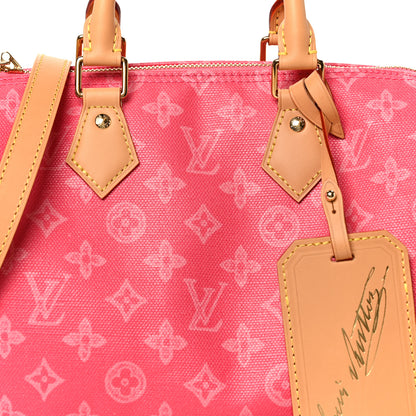 Louis Vuitton Monogram Origine Speedy Bandouliere 25 Rose Ruban 12 of 15