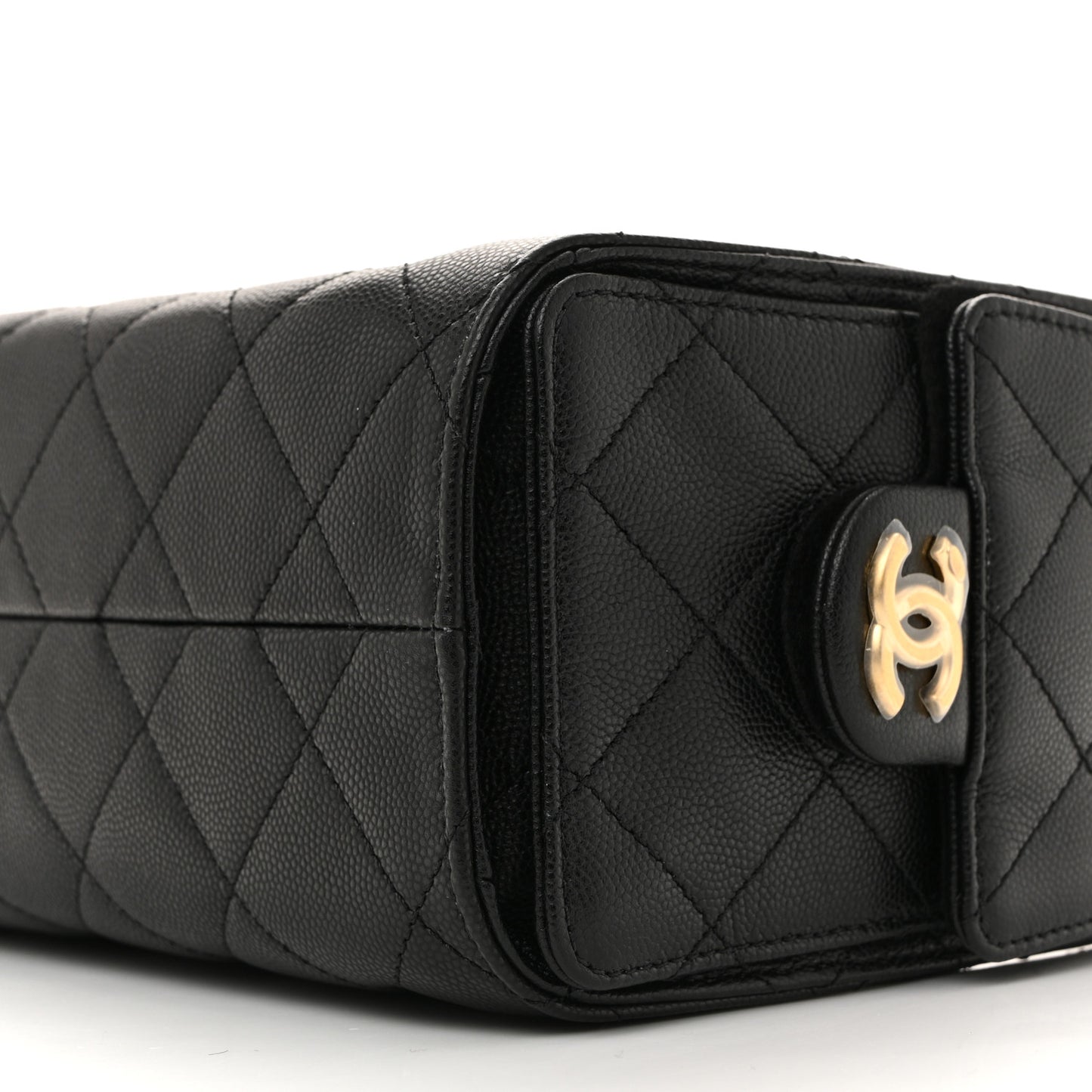 Caviar Quilted Mini Chanel 25 Handbag Black