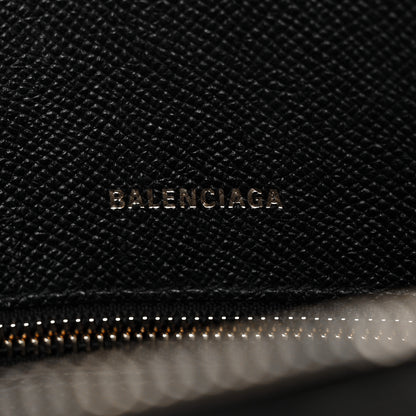 Balenciaga Signature Grained Calfskin Logo S Ville Top Handle Bag Black 9 of 10