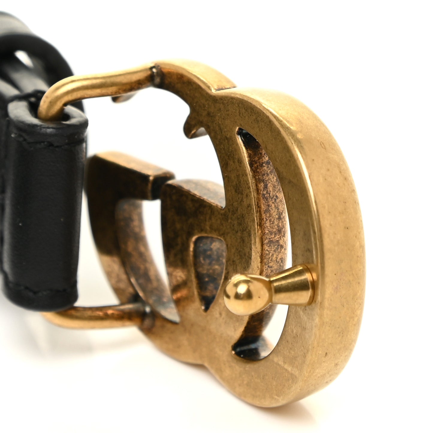 Calfskin Double G 20mm Belt 85 34 Black