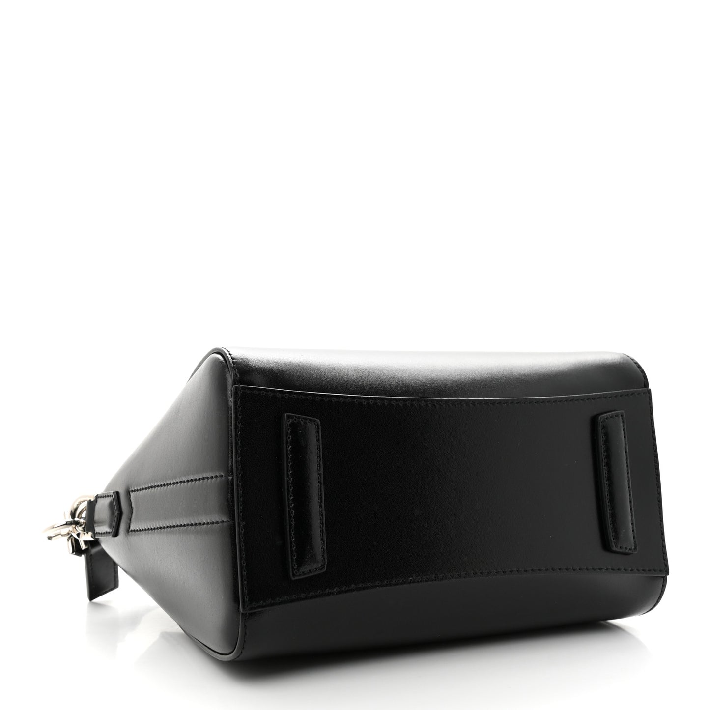 Shiny Lord Calfskin Mini Antigona Black