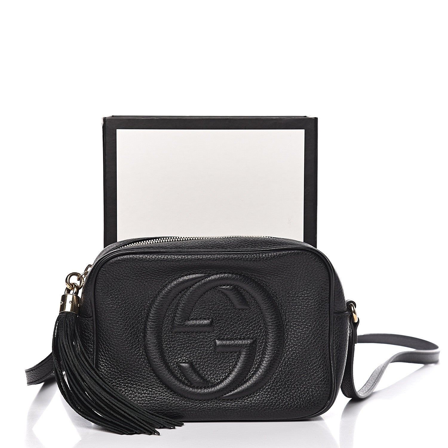 Gucci Pebbled Calfskin Small Soho Disco Bag Black 19 of 19