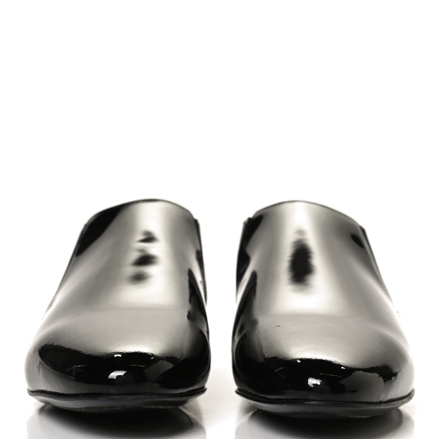 Saint Laurent Patent Leather Connor Cropped Chelsea Boots 39.5 Black 2 of 13